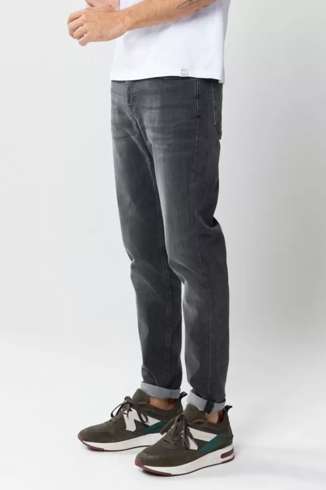 Heren * Jeans-Phil Dark Grey Regular Fit Jeans