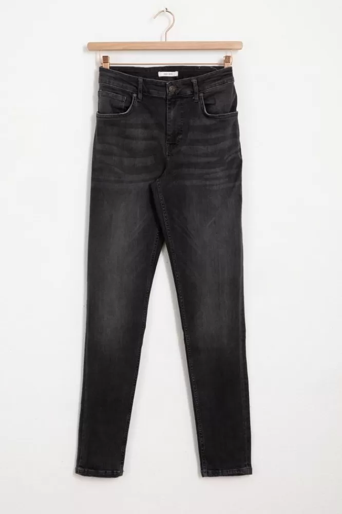 Heren * Jeans-Porter Dark Grey Slim Fit Jeans