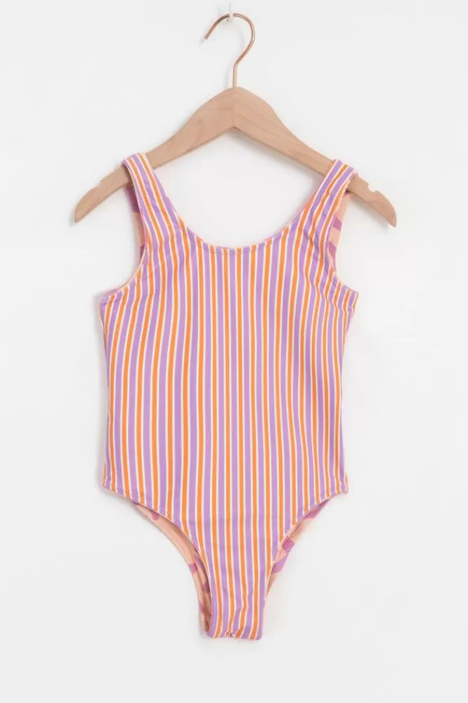 Kids Shiwi Swimwear-Roze Badpak Met Print