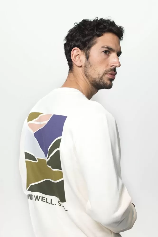 Heren * Truien En Vesten-Sweater Met Artwork