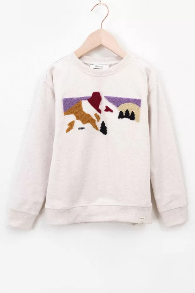 Kids * Truien En Vesten-Sweater Met Badstof Print