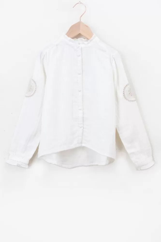 Kids * Blouses-Te Blouse Met Embroidery Details