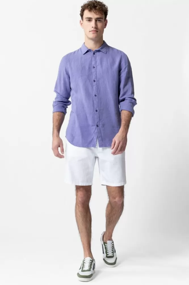 Heren * Broeken-Te Katoenen Chino Shorts