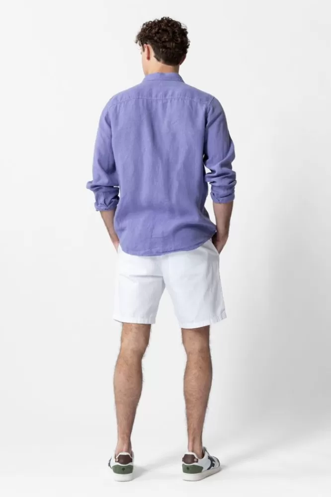 Heren * Broeken-Te Katoenen Chino Shorts