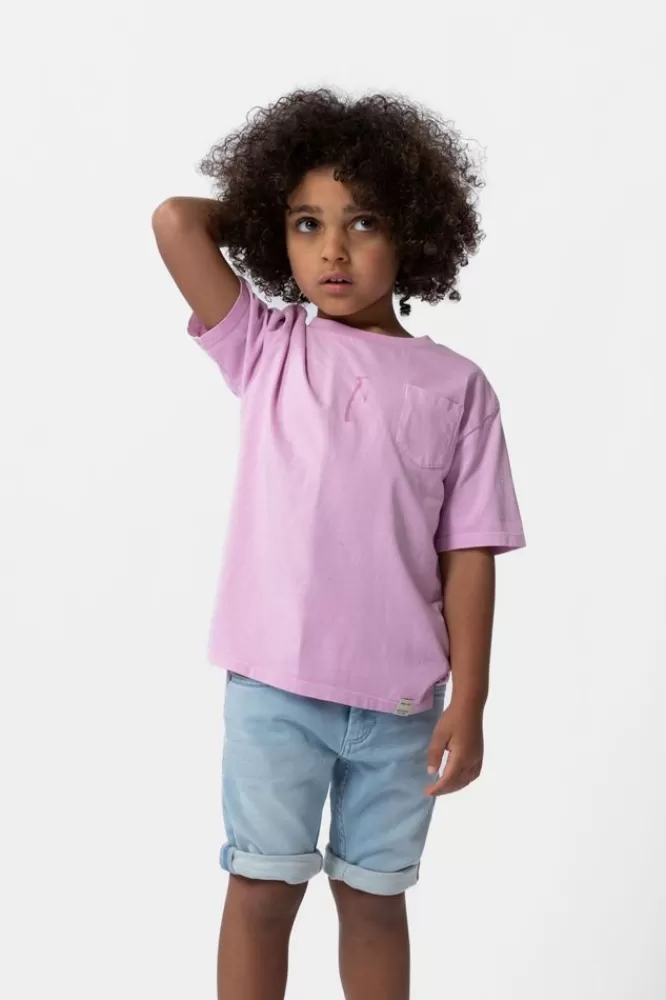 Kids * T-Shirts En Polo's-T-Shirt Met Borstzakje