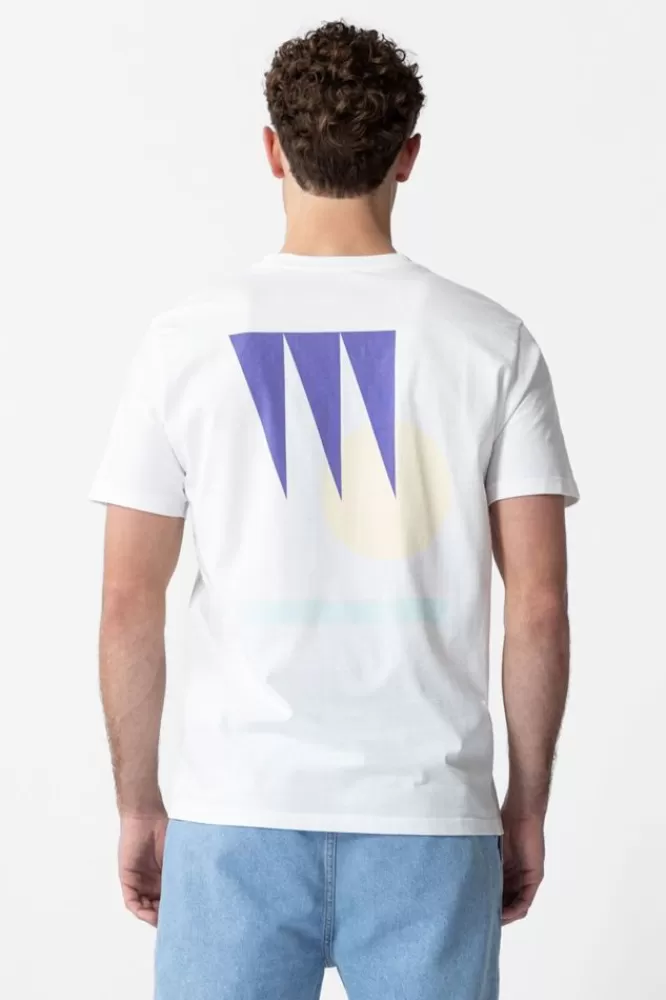 Heren * T-Shirts-T-Shirt Met Geometrische Print