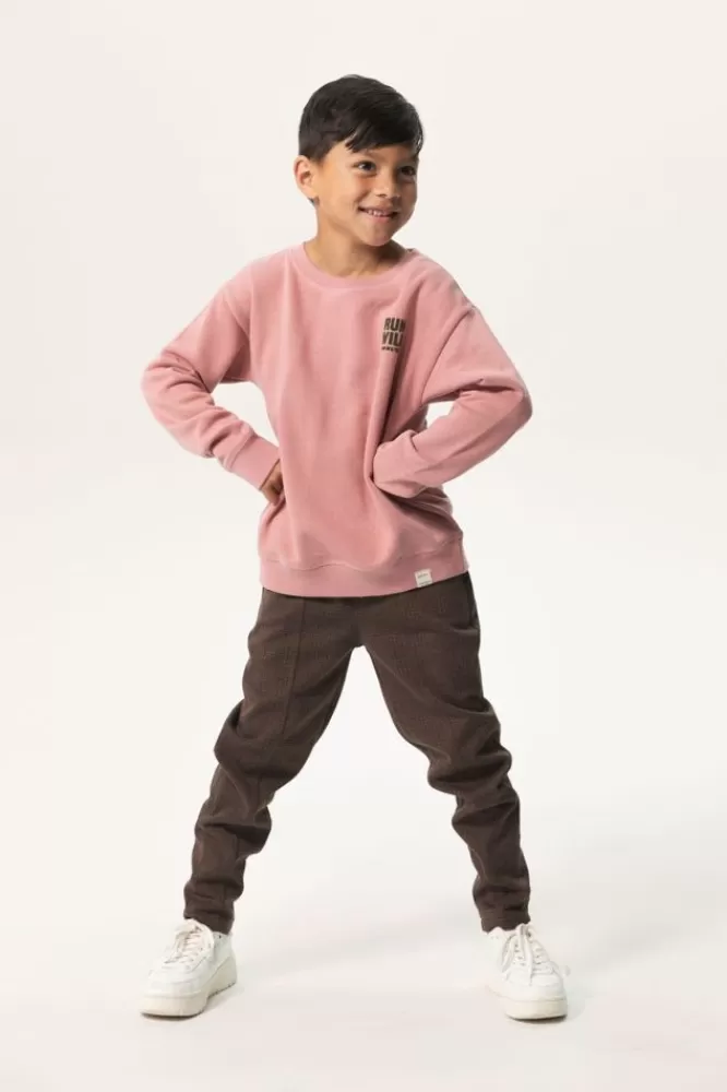 Kids * Truien En Vesten-Vergrijsd Sweater Met Print