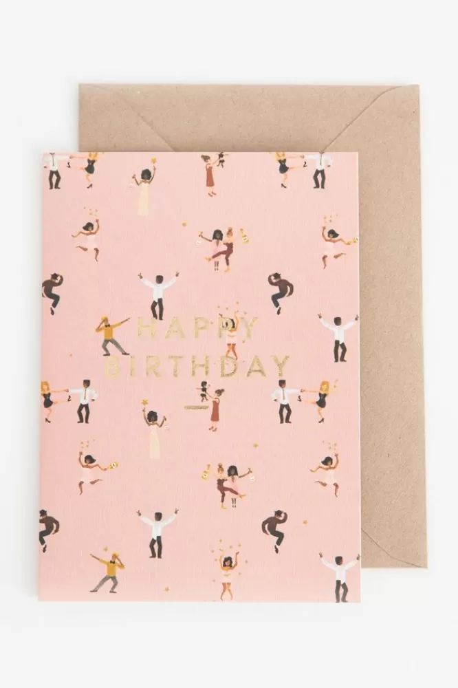 Claire Leina Company Stationery-Wenskaart Happy Birthday Dansers