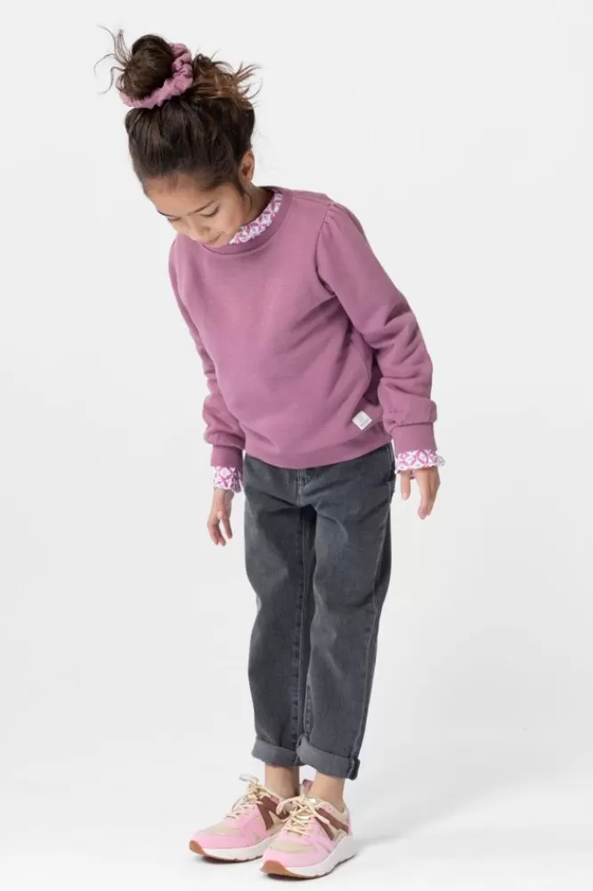 Kids * Jeans-Zwarte Loose Fit Jeans